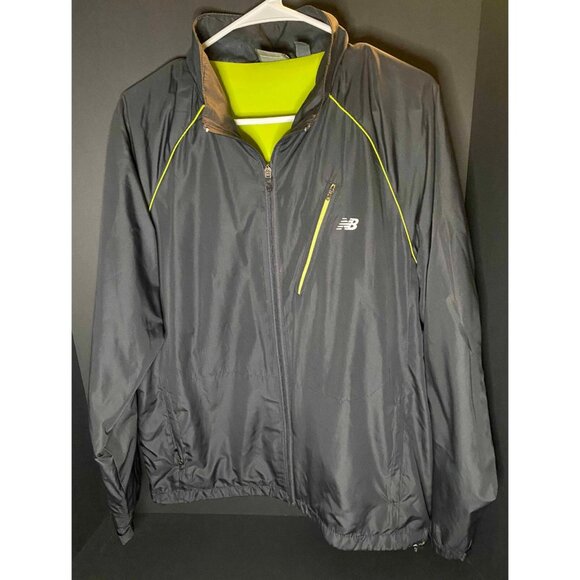 New Balance Other - Vtg New Balance Black Full Zip Windbreaker Jacket Mens M